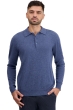 Cashmere men polo style sweaters tarn first nordic blue 3xl