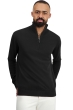 Cashmere men polo style sweaters toulon first black 3xl