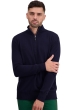 Cashmere men polo style sweaters toulon first dress blue l