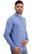 Cashmere men polo style sweaters toulon first light blue l