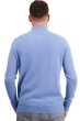 Cashmere men polo style sweaters toulon first light blue s