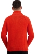 Cashmere men polo style sweaters tripoli bloody orange paprika 4xl
