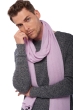 Cashmere men scarves mufflers miaou lilas 210 x 38 cm