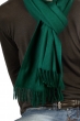Cashmere men scarves mufflers zak170 forest green 170 x 25 cm