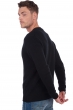 Cashmere men waistcoat sleeveless sweaters aden black m