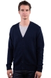 Cashmere men waistcoat sleeveless sweaters aden dress blue 2xl
