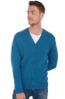 Cashmere men waistcoat sleeveless sweaters aden manor blue s