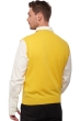 Cashmere men waistcoat sleeveless sweaters balthazar cyber yellow m