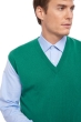 Cashmere men waistcoat sleeveless sweaters balthazar evergreen 3xl
