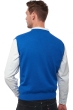 Cashmere men waistcoat sleeveless sweaters balthazar lapis blue 2xl
