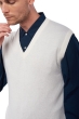 Cashmere men waistcoat sleeveless sweaters balthazar off white m
