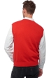 Cashmere men waistcoat sleeveless sweaters balthazar rouge 3xl