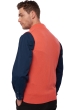 Cashmere men waistcoat sleeveless sweaters dali coral 3xl