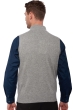 Cashmere men waistcoat sleeveless sweaters dali grey marl 2xl