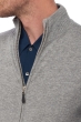 Cashmere men waistcoat sleeveless sweaters dali grey marl 3xl