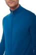 Cashmere men waistcoat sleeveless sweaters elton canard blue 4xl