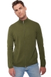 Cashmere men waistcoat sleeveless sweaters elton ivy green 3xl