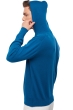 Cashmere men waistcoat sleeveless sweaters hiro canard blue 3xl