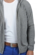 Cashmere men waistcoat sleeveless sweaters hiro grey marl 3xl