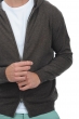 Cashmere men waistcoat sleeveless sweaters hiro marron chine 3xl
