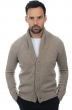 Cashmere men waistcoat sleeveless sweaters jovan natural brown s