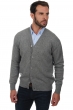 Cashmere men waistcoat sleeveless sweaters leon grey marl m