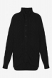 Cashmere men waistcoat sleeveless sweaters loris black xl