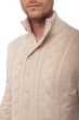 Cashmere men waistcoat sleeveless sweaters loris natural beige m