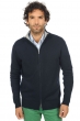 Cashmere men waistcoat sleeveless sweaters maxime dress blue flanelle chine 3xl