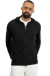 Cashmere men waistcoat sleeveless sweaters taboo first black xl