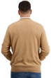 Cashmere men waistcoat sleeveless sweaters tajmahal camel 2xl