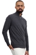 Cashmere men waistcoat sleeveless sweaters thobias first grey melange xl