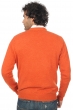 Cashmere men waistcoat sleeveless sweaters yoni paprika 2xl