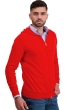 Cashmere men zip hood taboo first tomato l