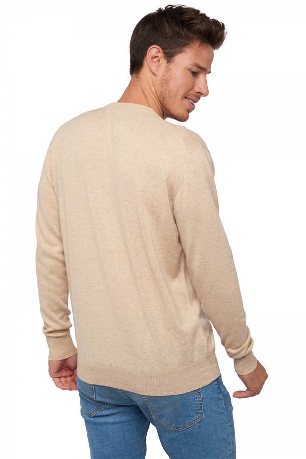 men chunky sweater natural ness 4f natural beige xl