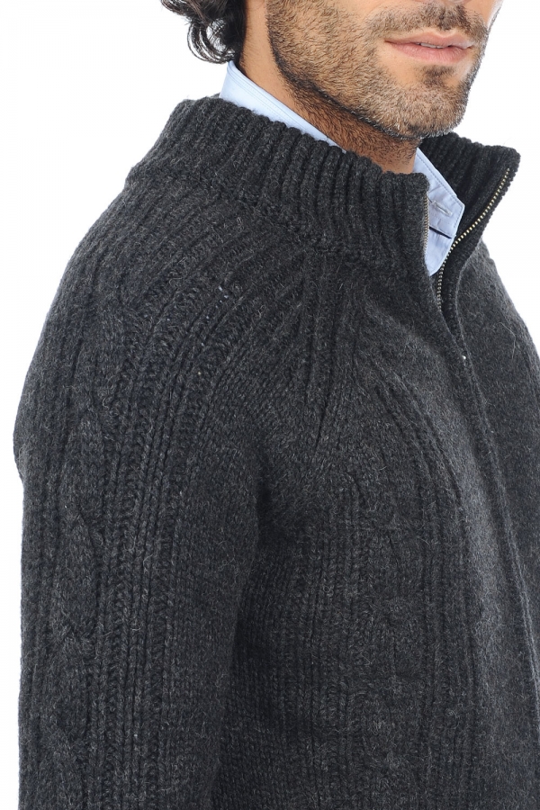 Camel men chunky sweater thais charcoal l