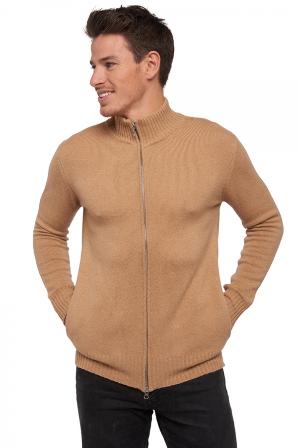 Camel men waistcoat sleeveless sweaters clyde natural camel 4xl