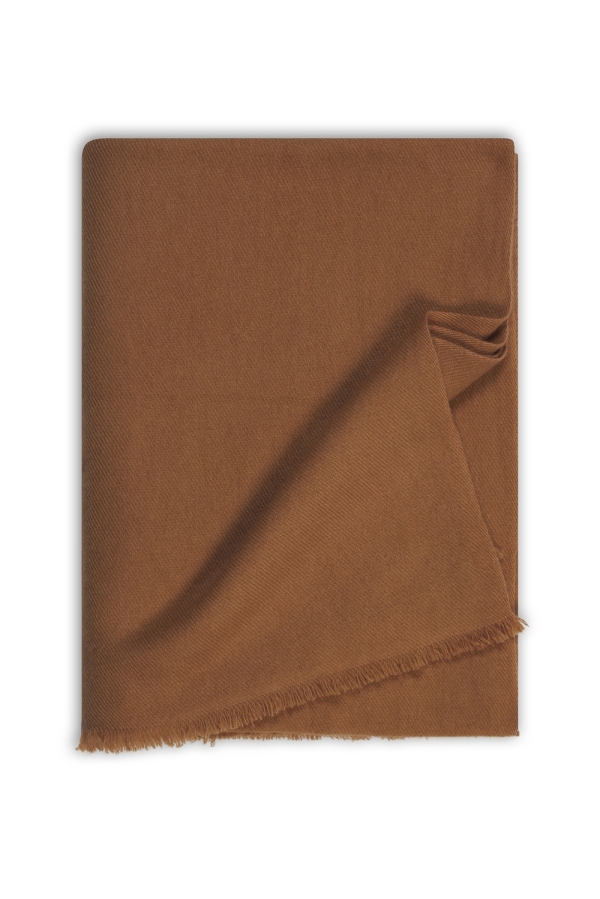 Cashmere accessories blanket toodoo plain l 220 x 220 camel desert 220x220cm