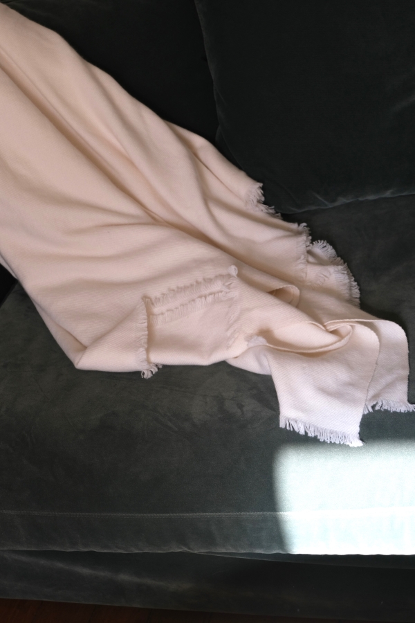 Cashmere accessories blanket toodoo plain m 180 x 220 milk 180 x 220 cm