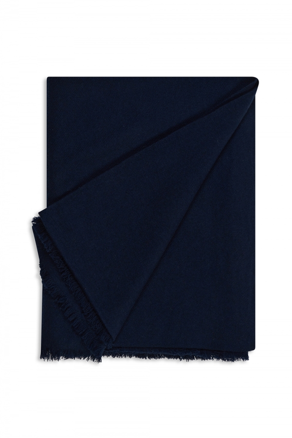 Cashmere accessories blanket toodoo plain s 140 x 200 dark navy 140 x 200 cm