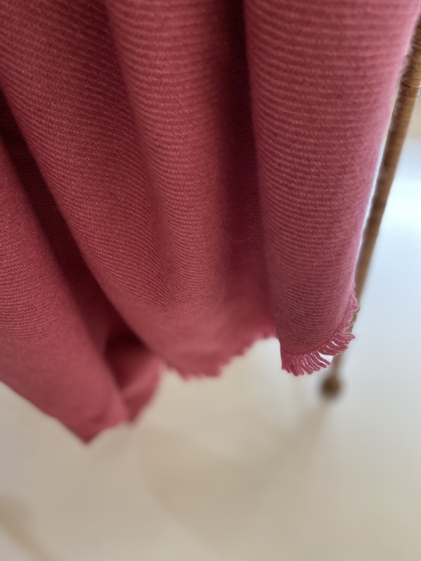 Cashmere accessories blanket toodoo plain s 140 x 200 rose wine 140 x 200 cm