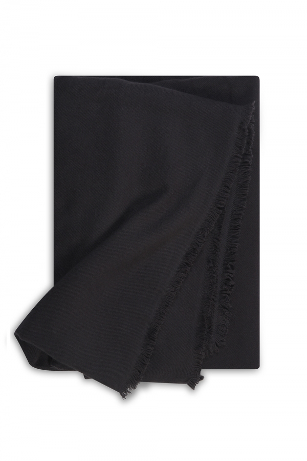 Cashmere accessories blanket toodoo plain xl 240 x 260 matt charcoal 240 x 260 cm