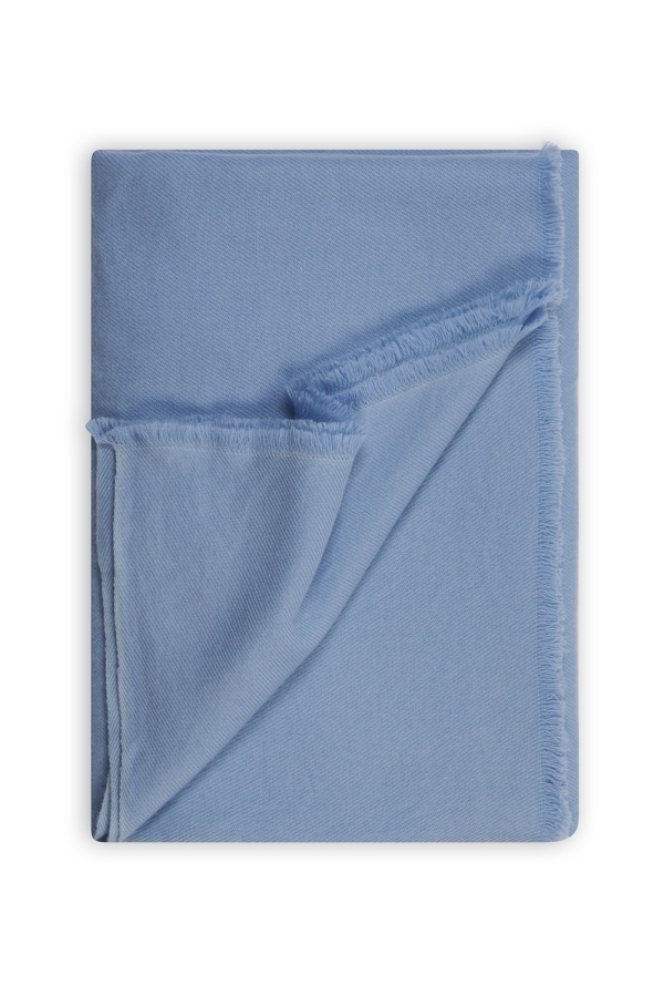 Cashmere accessories cocooning toodoo plain m 180 x 220 blue sky 180 x 220 cm