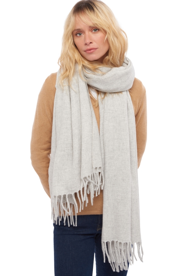 Cashmere accessories scarves mufflers niry flanelle chine 200x90cm