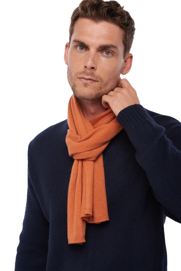 Cashmere accessories scarves mufflers ozone butternut 160 x 30 cm