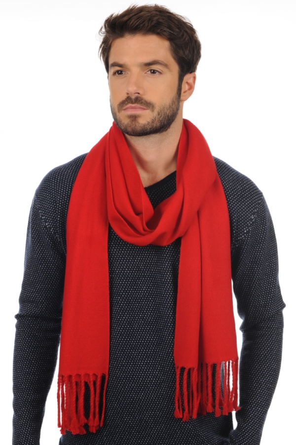 Cashmere accessories scarves mufflers zak200 flashing red 200 x 35 cm