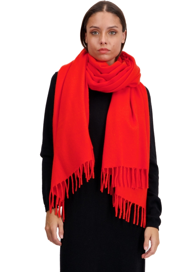 Cashmere accessories shawls niry pumpkin 200x90cm