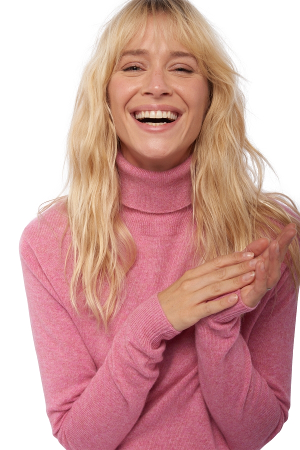 Cashmere ladies basic sweaters at low prices tale first carnation pink xs