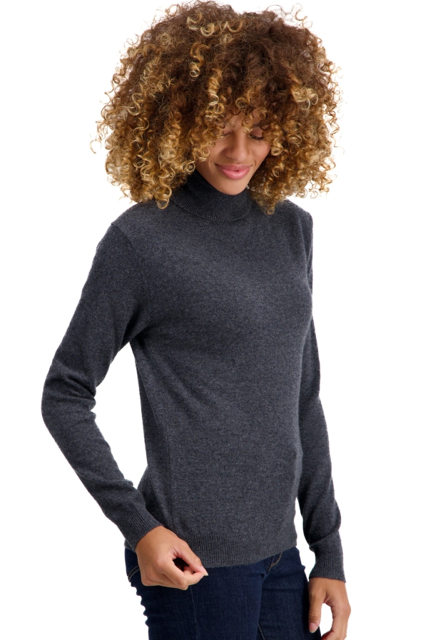 Cashmere ladies basic sweaters at low prices tale first grey melange m