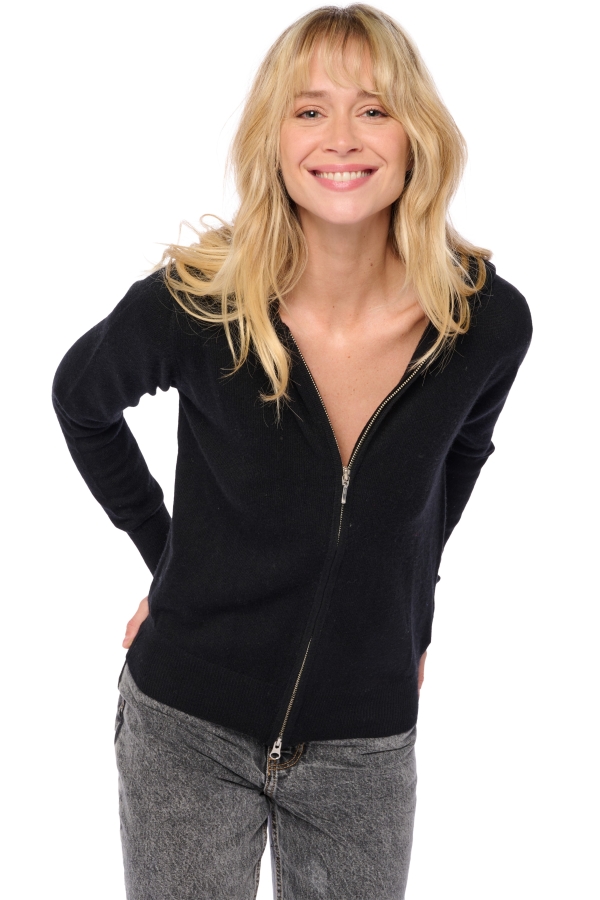 Cashmere ladies basic sweaters at low prices tina first black l
